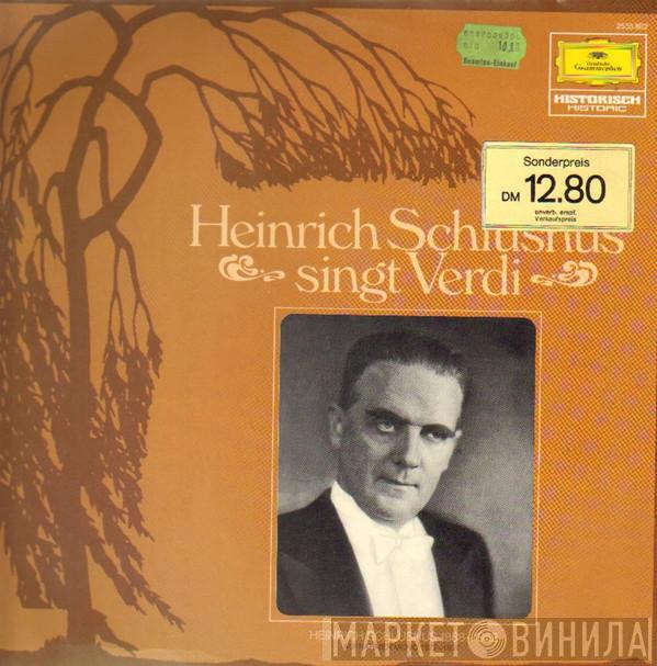 Heinrich Schlusnus, Giuseppe Verdi - Heinrich Schlusnus Singt Verdi