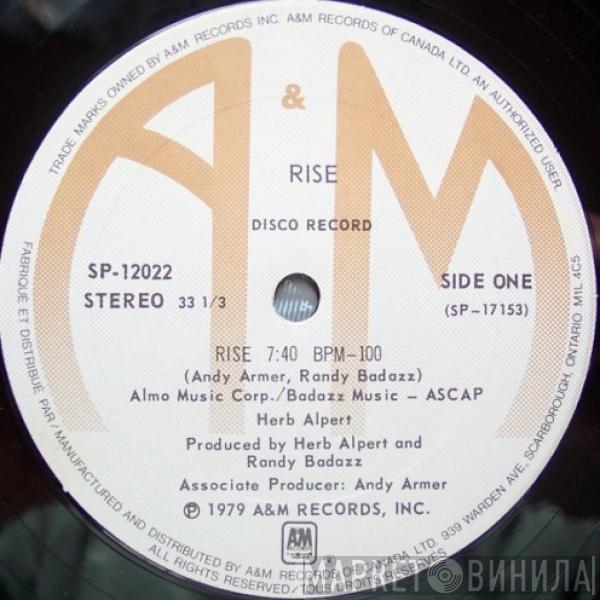  Herb Alpert  - Rise / Aranjuez (Mon Amour)