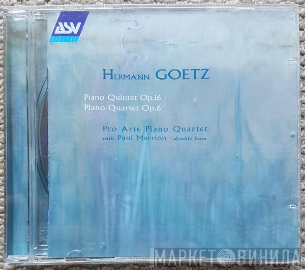 Hermann Goetz, The Pro Arte Piano Quartet , Paul Marrion - Piano Quartet/Quintet