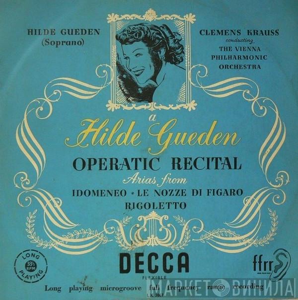 , Hilde Güden , Wolfgang Amadeus Mozart , Giuseppe Verdi , Wiener Philharmoniker  Clemens Krauss  - Mozart And Verdi Arias