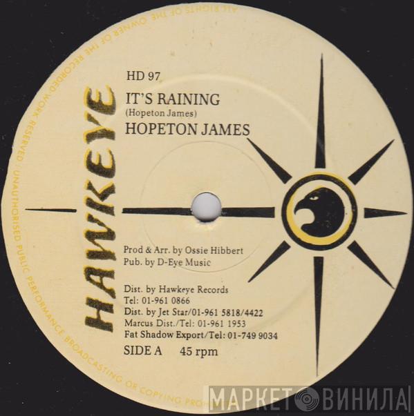 Hopeton James, Bunny General - It's Raining / Ready Fe Dance