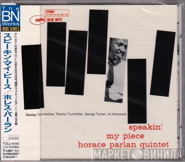  Horace Parlan Quintet  - Speakin' My Piece