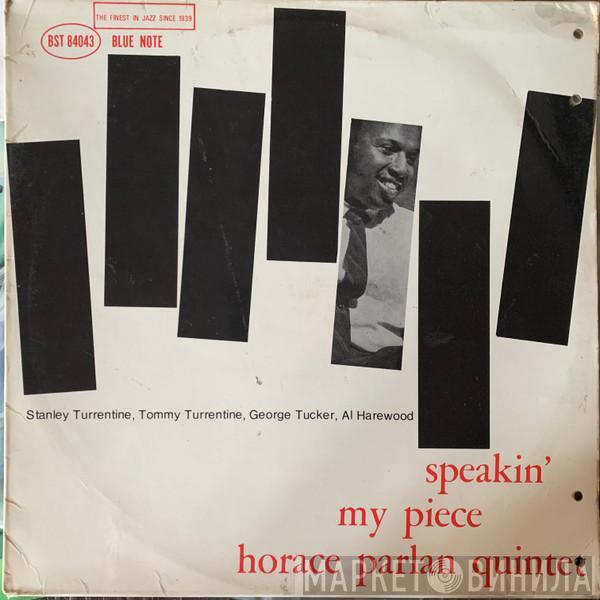  Horace Parlan Quintet  - Speakin' My Piece