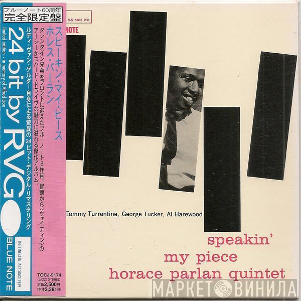  Horace Parlan Quintet  - Speakin' My Piece