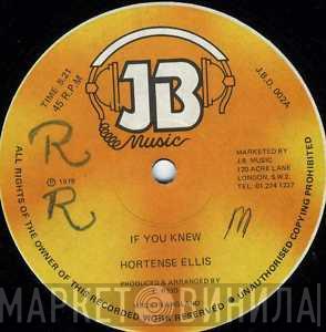 Hortense Ellis - If You Knew