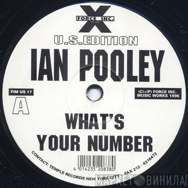Ian Pooley - What's Your Number / Welcome To The Tunnel