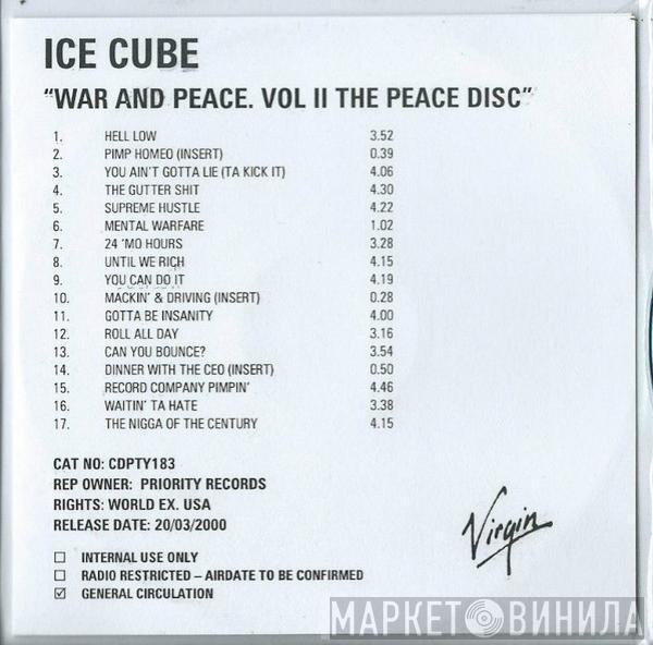  Ice Cube  - War & Peace Vol. 2 (The Peace Disc)