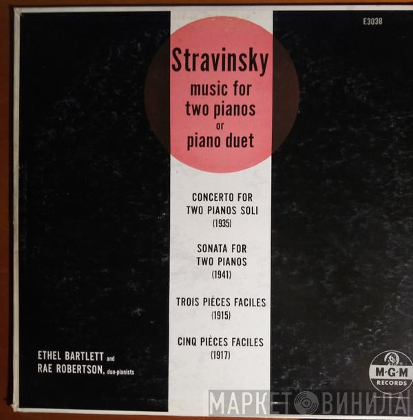 , Igor Stravinsky  Bartlett And Robertson  - Music For Two Pianos Or Piano Duet