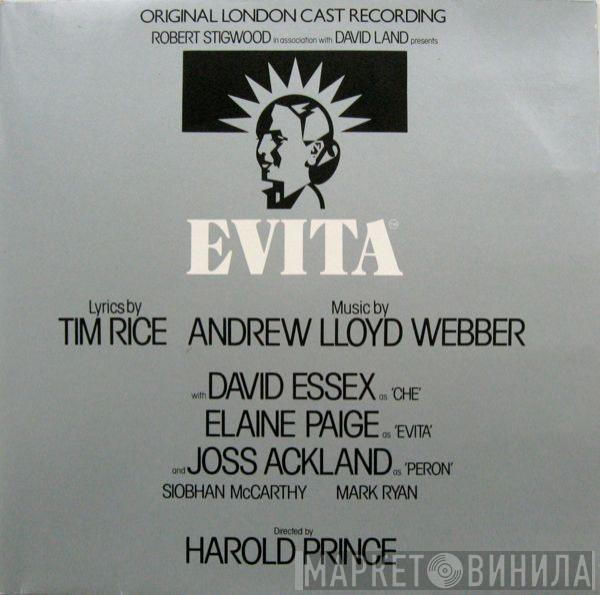 In Association With Robert Stigwood Presents David Land  Andrew Lloyd Webber And Tim Rice  - Evita: Original London Cast Recording