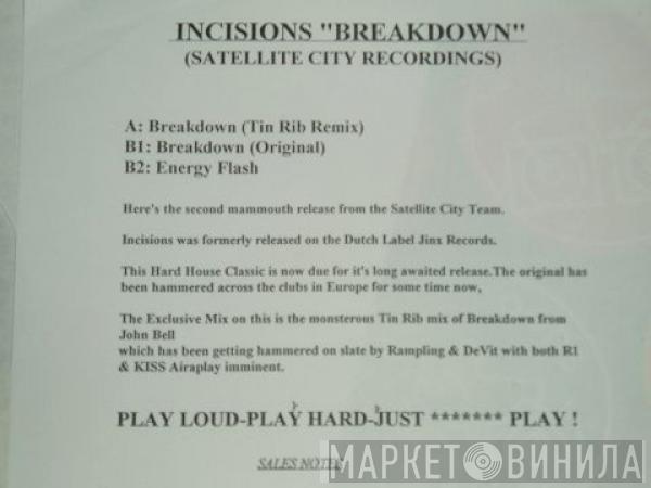 Incisions - Breakdown