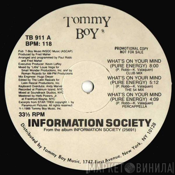 Information Society - What's On Your Mind (Pure Energy)