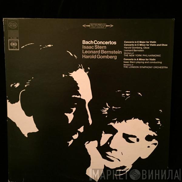, Isaac Stern , Leonard Bernstein  Harold Gomberg  - Bach Concertos