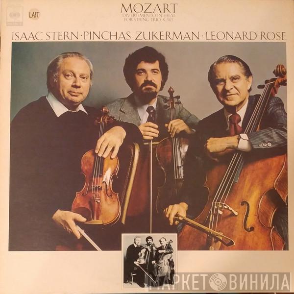 , Isaac Stern , Pinchas Zukerman  Leonard Rose  - Mozart Divertimento in E-Flat for String Trio, K. 563