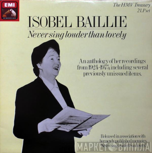 Isobel Baillie - Never Sing Louder Than Lovely