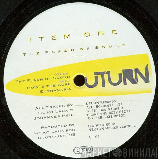 Item One - The Flash Of Sound
