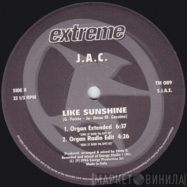 J.A.C.  - Like Sunshine