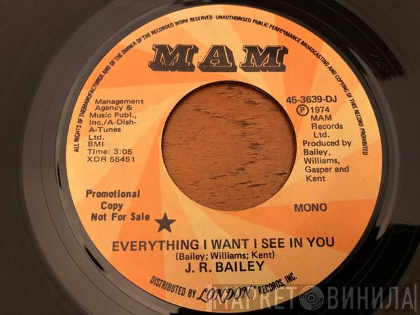  J.R. Bailey  - Everything I Want I See In You