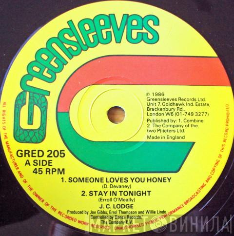  JC Lodge  - Someone Loves You Honey / Stay In Tonight