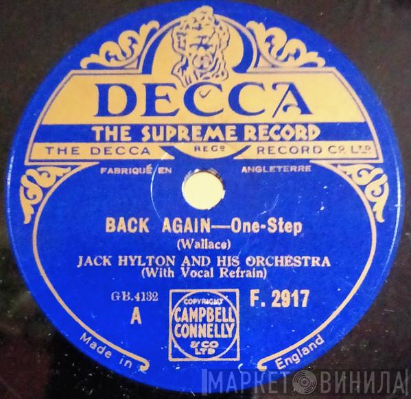 Jack Hylton And His Orchestra - Back Again / Old Man Bluebeard