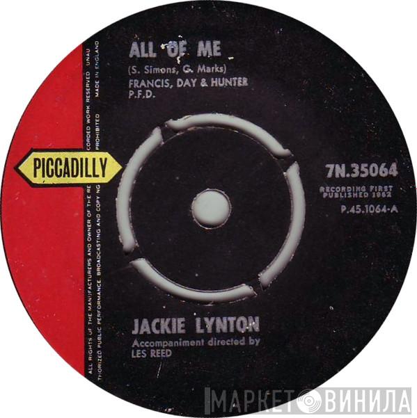 Jackie Lynton - All Of Me