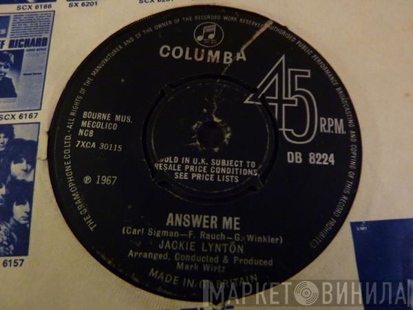 Jackie Lynton - Answer Me