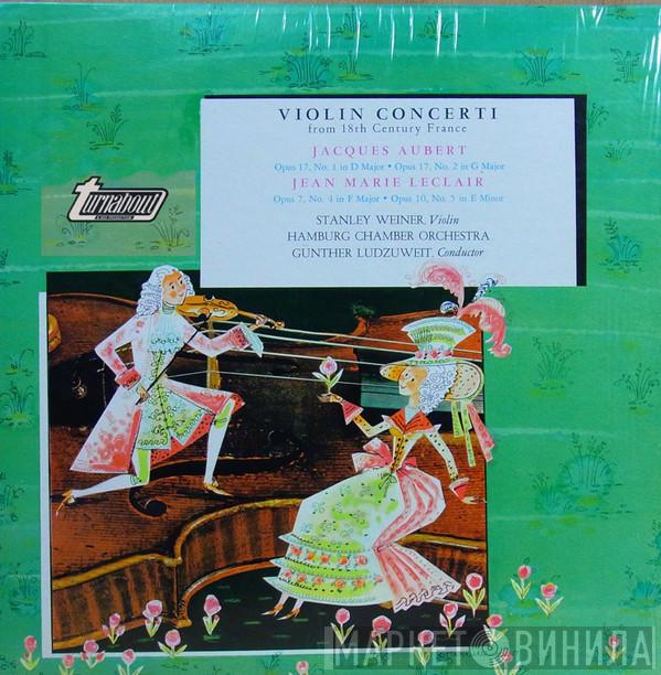 Jacques Aubert , Jean-Marie Leclair, Stanley Weiner, Hamburger Kammerorchester, Günther Ludzuweit - Violin Concerti From 18th Century France