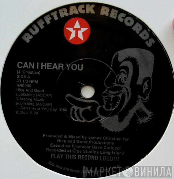 James Christian - Can I Hear You