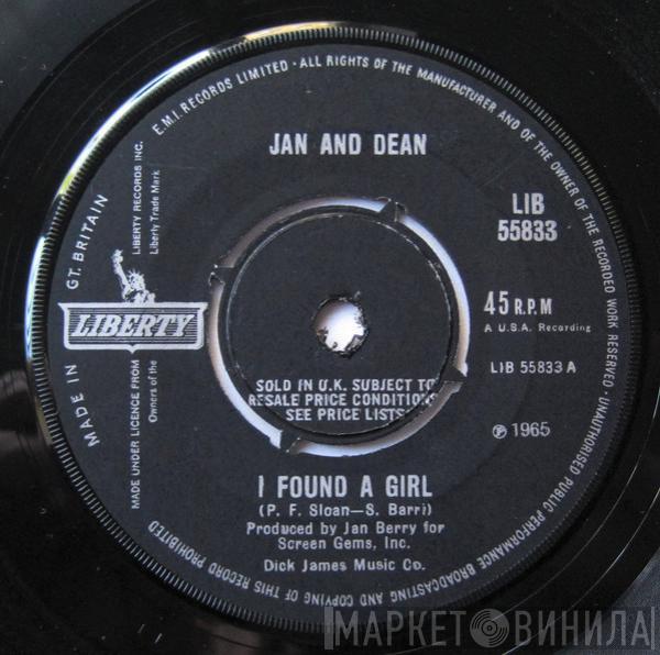 Jan & Dean - I Found A Girl