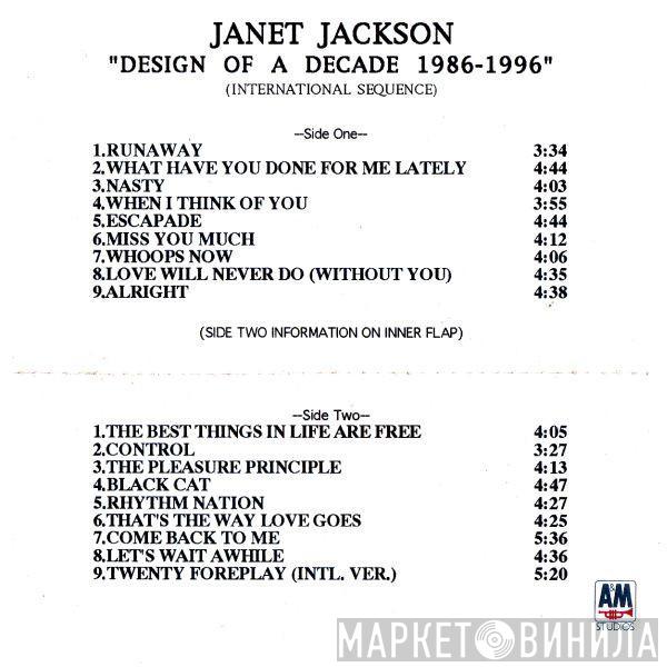  Janet Jackson  - Design Of A Decade 1986-1996 (International Sequence)