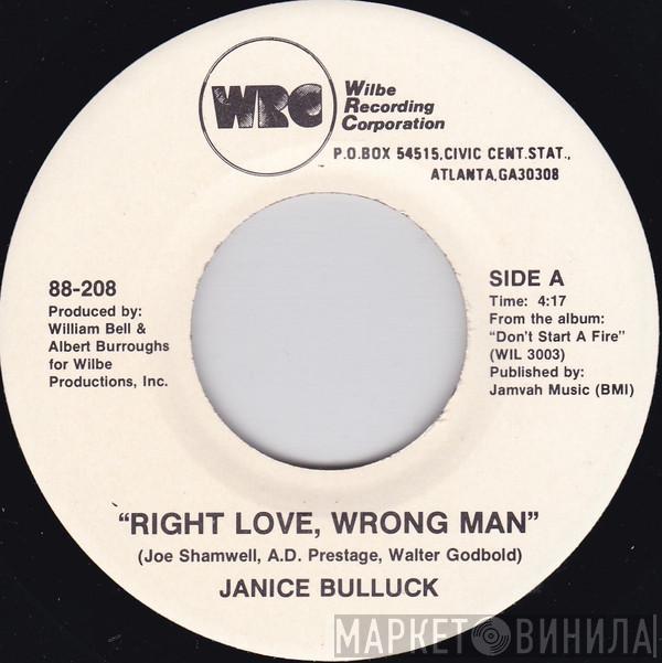  Janice Bullock  - Right Love, Wrong Man