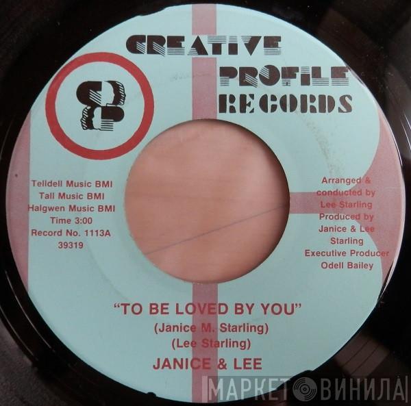 Janice M. Starling, Lee Starling - To Be Loved By You