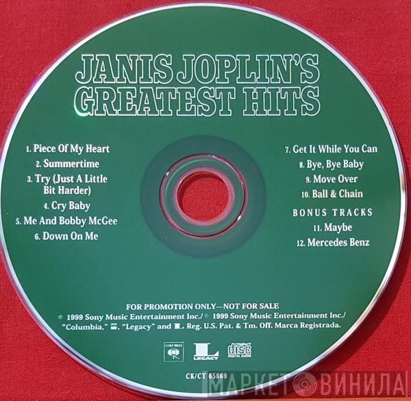  Janis Joplin  - Janis Joplin's Greatest Hits