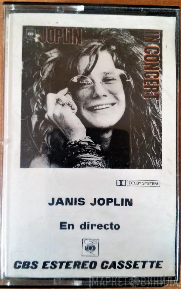  Janis Joplin  - Joplin In Concert