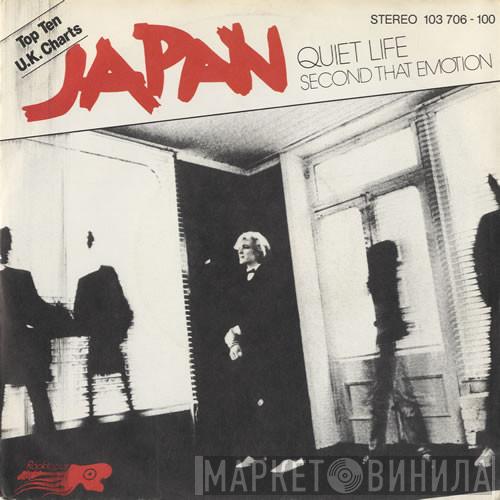  Japan  - Quiet Life / Second That Emotion