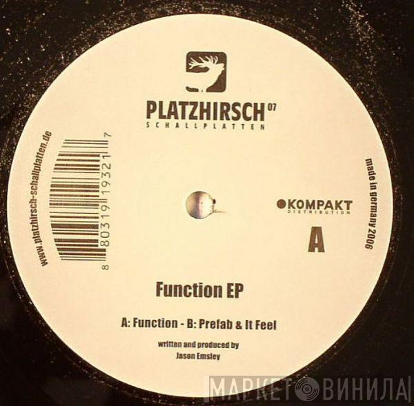 Jason Emsley - Function EP