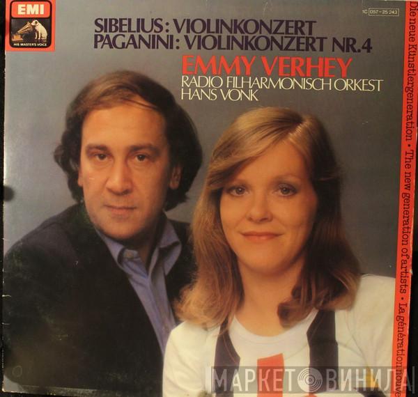 Jean Sibelius, Niccolò Paganini, Emmy Verhey, Radio Filharmonisch Orkest, Hans Vonk - Sibelius: Violinkonzert / Paganini: Violinkonzert Nr. 4