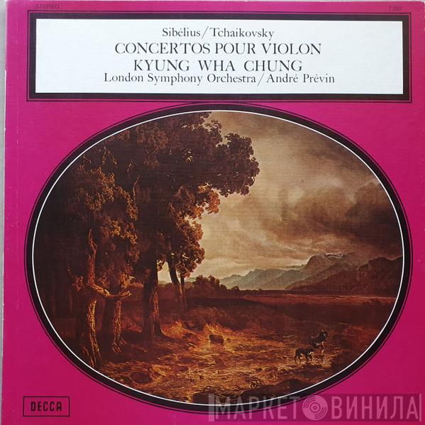 , Jean Sibelius , Pyotr Ilyich Tchaikovsky , Kyung-Wha Chung , The London Symphony Orchestra  André Previn  - Concertos Pour Violon