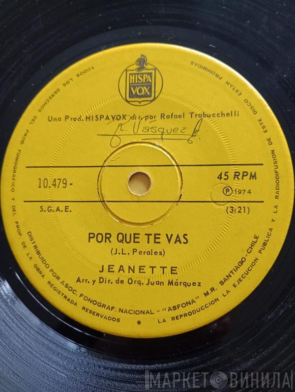  Jeanette   - Por Que Te Vas / Seguire Amando