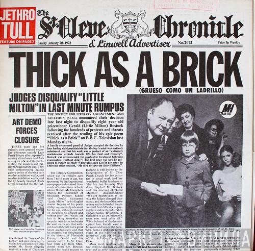  Jethro Tull  - Thick As A Brick (Grueso Como Un Ladrillo)