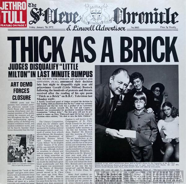  Jethro Tull  - Thick As A Brick