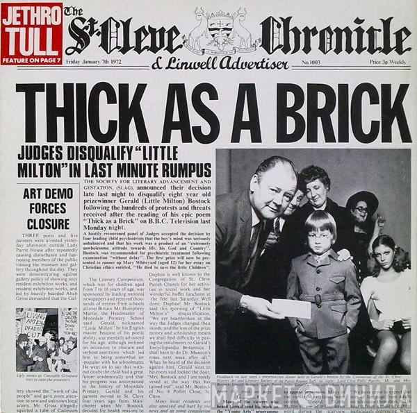  Jethro Tull  - Thick As A Brick