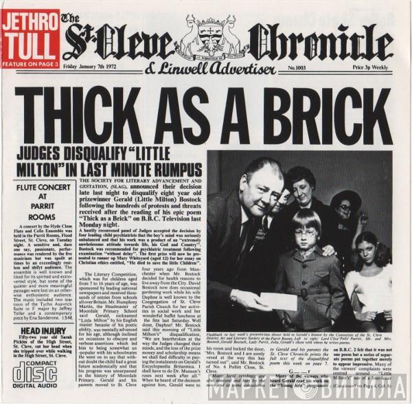  Jethro Tull  - Thick As A Brick