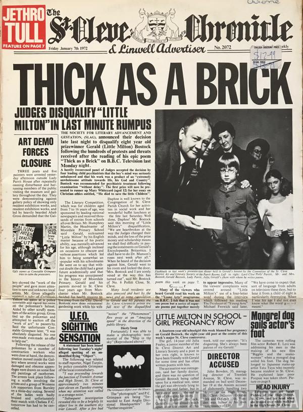  Jethro Tull  - Thick As A Brick