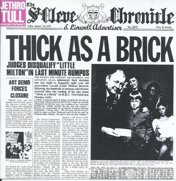  Jethro Tull  - Thick As A Brick