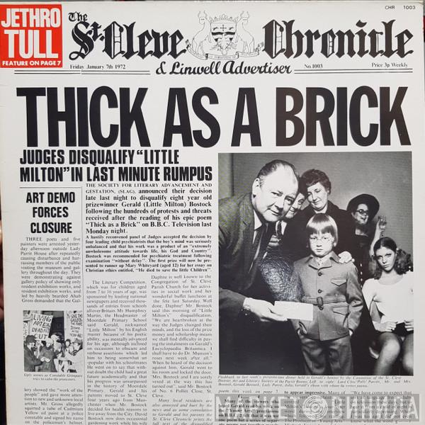  Jethro Tull  - Thick As A Brick