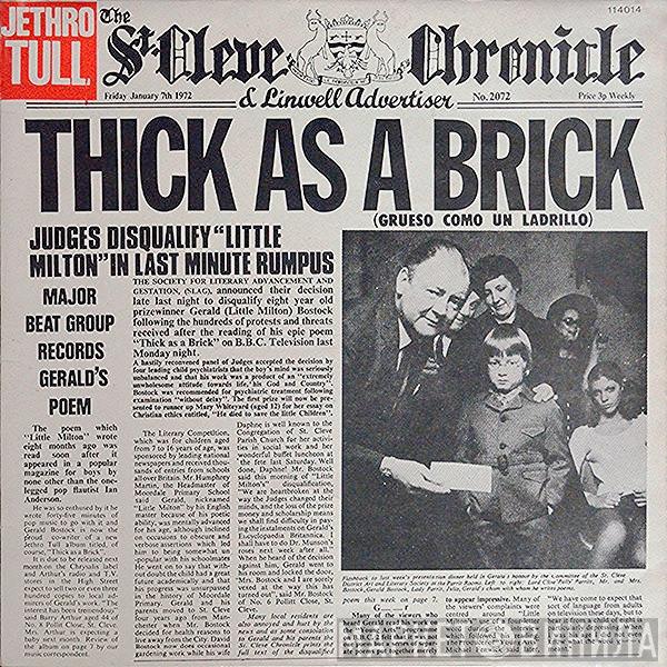  Jethro Tull  - Thick As A Brick