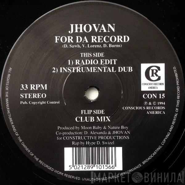 Jhovan - For Da Record