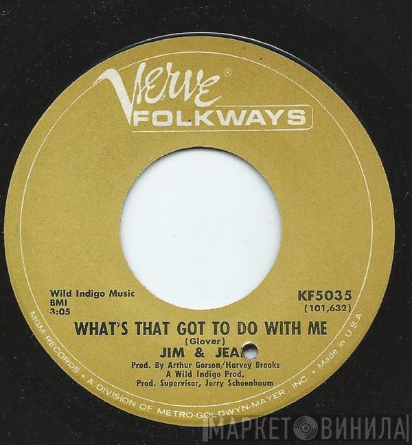 Jim & Jean - What's That Got To Do With Me / Stalemate