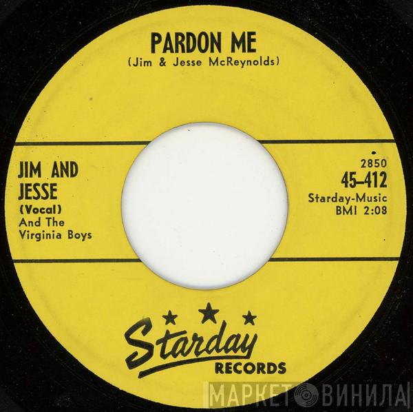 Jim & Jesse And The Virginia Boys - Pardon Me / Hard Hearted