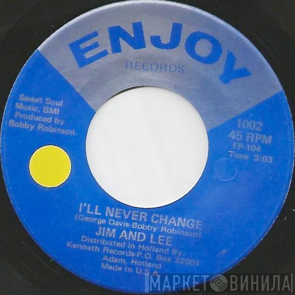  Jim And Lee  - I'll Never Change / Adam And Eve